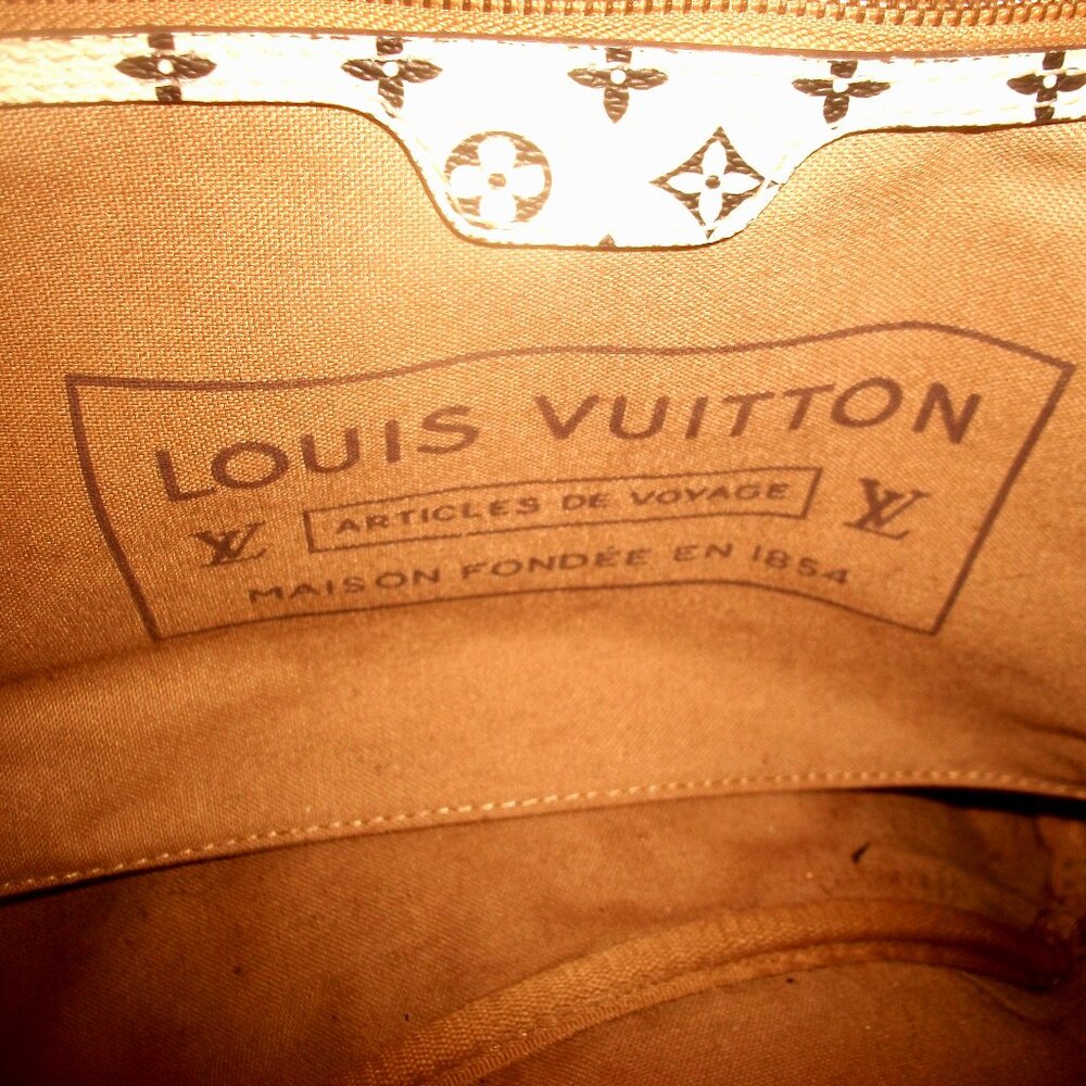 Huge PVC Shoulder Tote in Style of Monogram Shoulder Tote NOT Louis Vuitton - Picture 6 of 11